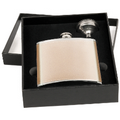 6 Oz. Leather Flask & Funnel Set